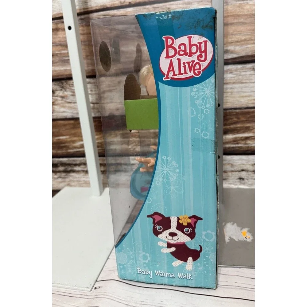 Vtg 2011 New Interactive Baby Alive Baby Wanna Walk Doll Collectible